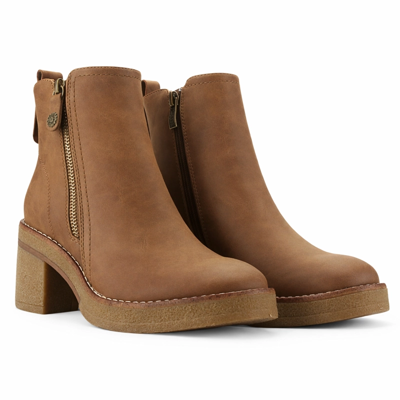 BOTIN CAMEL MUJER CASUAL CHALADA BRICCA - 5