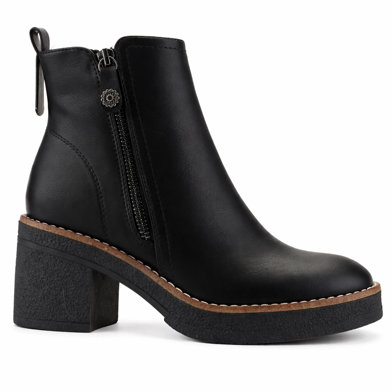 BOTIN NEGRO MUJER CASUAL CHALADA BRICCA - 1