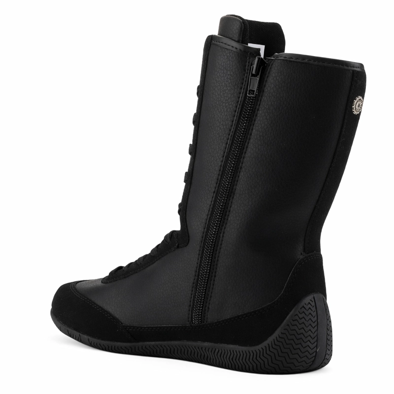 ZAPATILLA NEGRO MUJER CASUAL CHALADA BOXI - 4