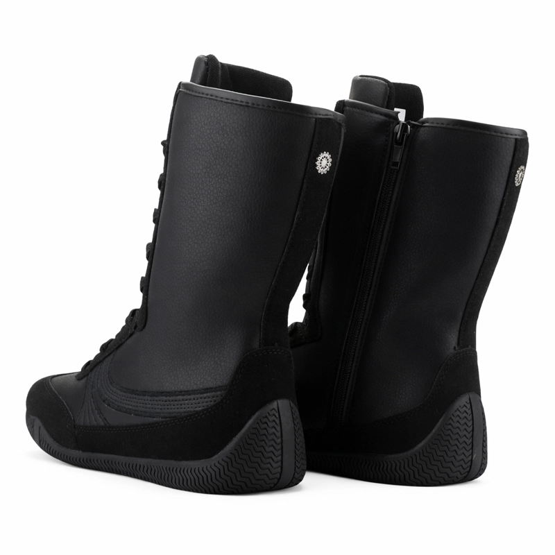ZAPATILLA NEGRO MUJER CASUAL CHALADA BOXI - 6