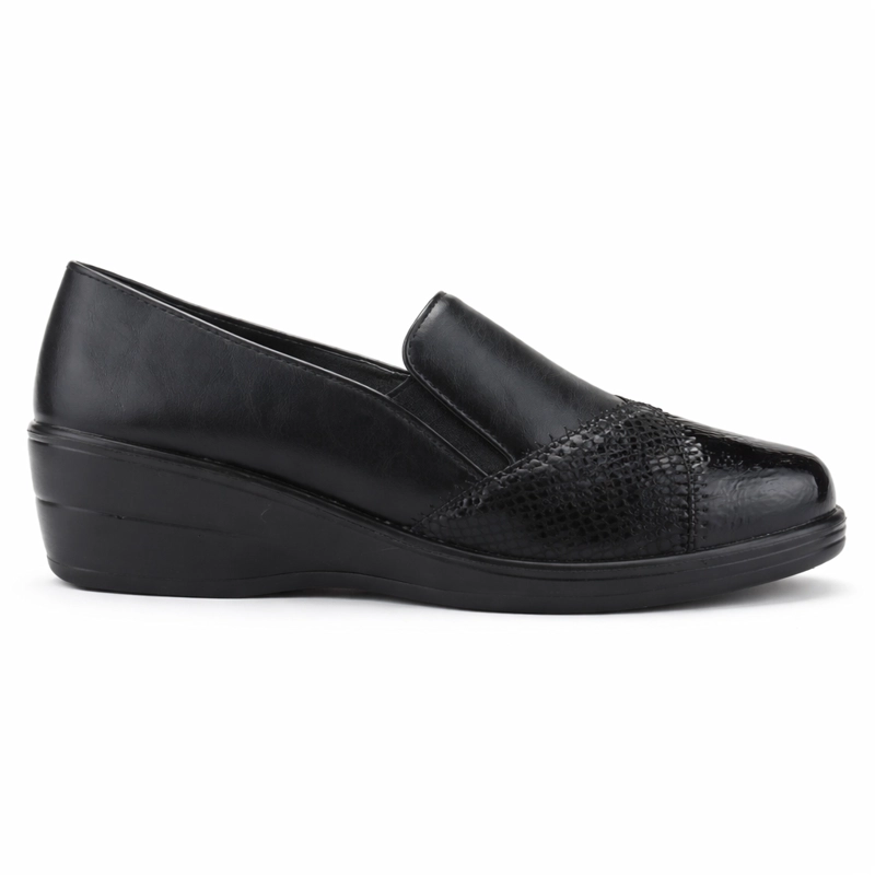 ZAPATO NEGRO MUJER CASUAL CHALADA OSNY - 2
