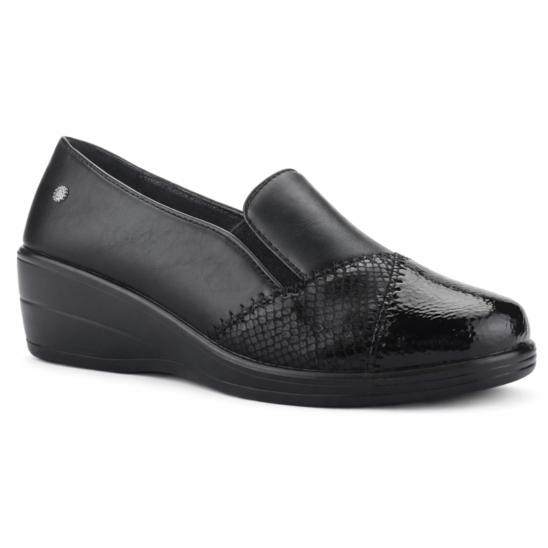 ZAPATO NEGRO MUJER CASUAL CHALADA OSNY - 3