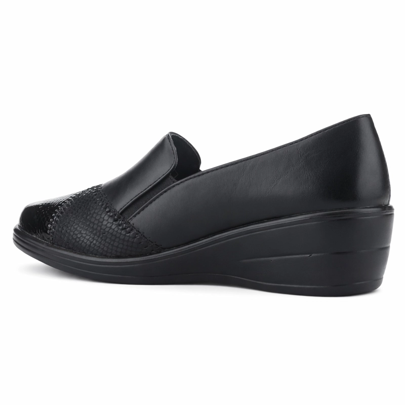 ZAPATO NEGRO MUJER CASUAL CHALADA OSNY - 4