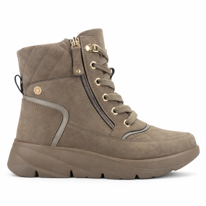 BOTIN CAFE  MUJER CASUAL CHALADA GRAMY - 1