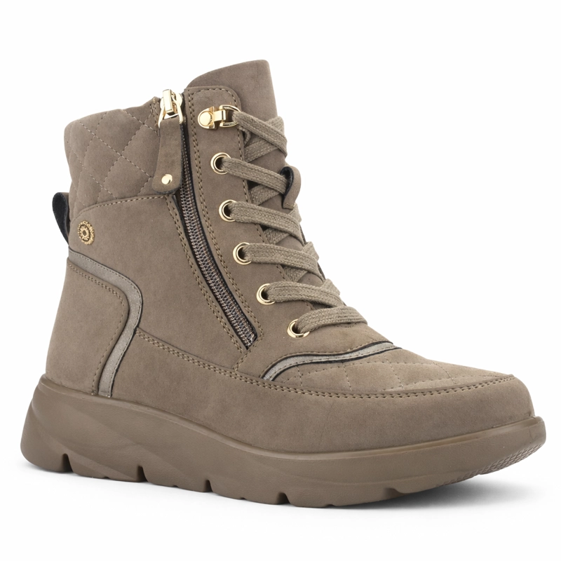 BOTIN CAFE  MUJER CASUAL CHALADA GRAMY - 3