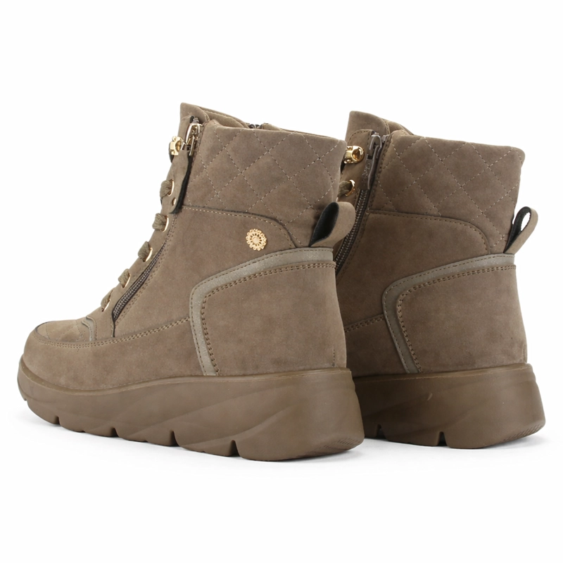 BOTIN CAFE  MUJER CASUAL CHALADA GRAMY - 6