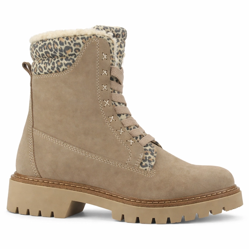 BOTIN BEIGE MUJER CASUAL CHALADA TORINO - 1