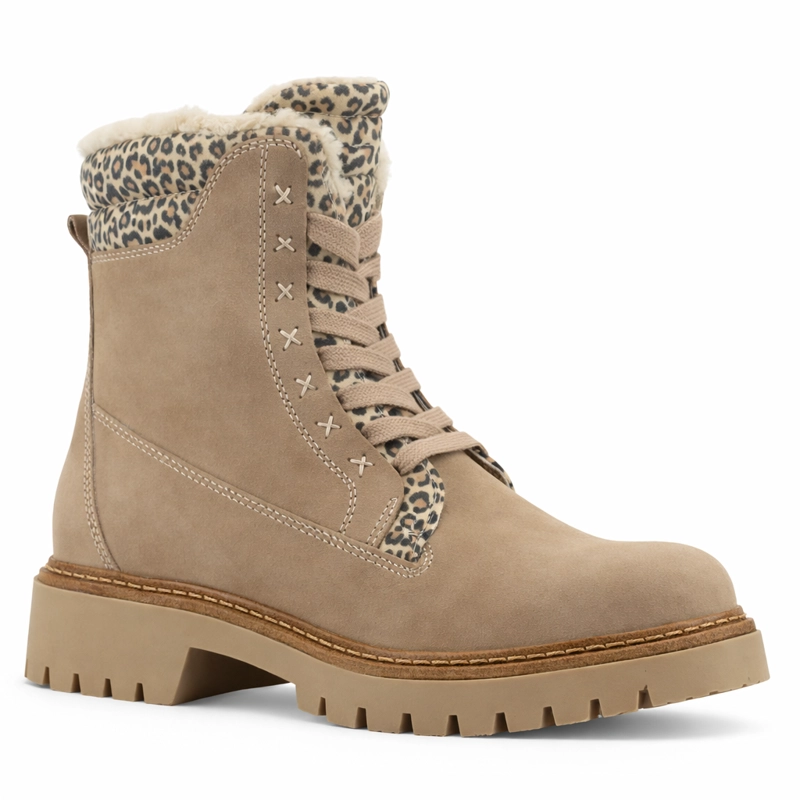 BOTIN BEIGE MUJER CASUAL CHALADA TORINO - 3