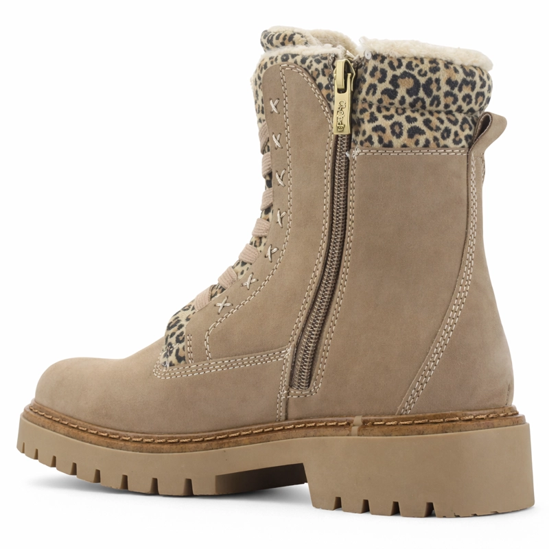BOTIN BEIGE MUJER CASUAL CHALADA TORINO - 4