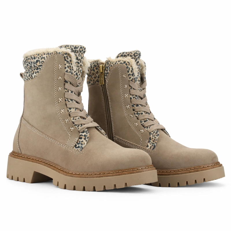 BOTIN BEIGE MUJER CASUAL CHALADA TORINO - 5