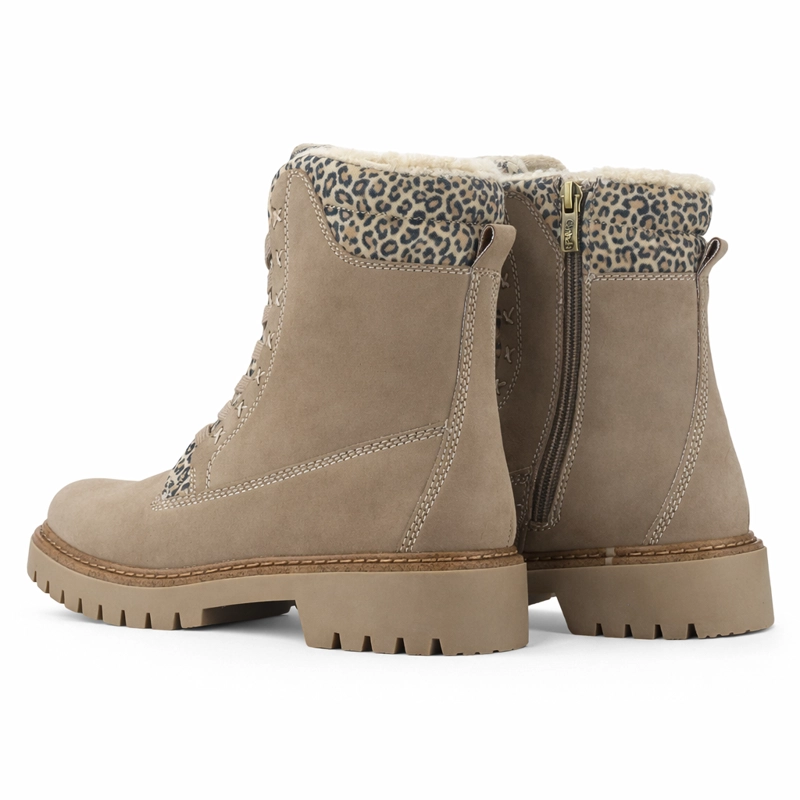 BOTIN BEIGE MUJER CASUAL CHALADA TORINO - 6