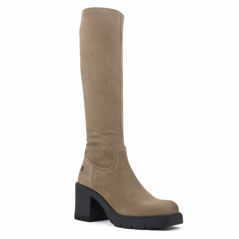 BOTA TAUPE MUJER CASUAL CHALADA MERATI - 3