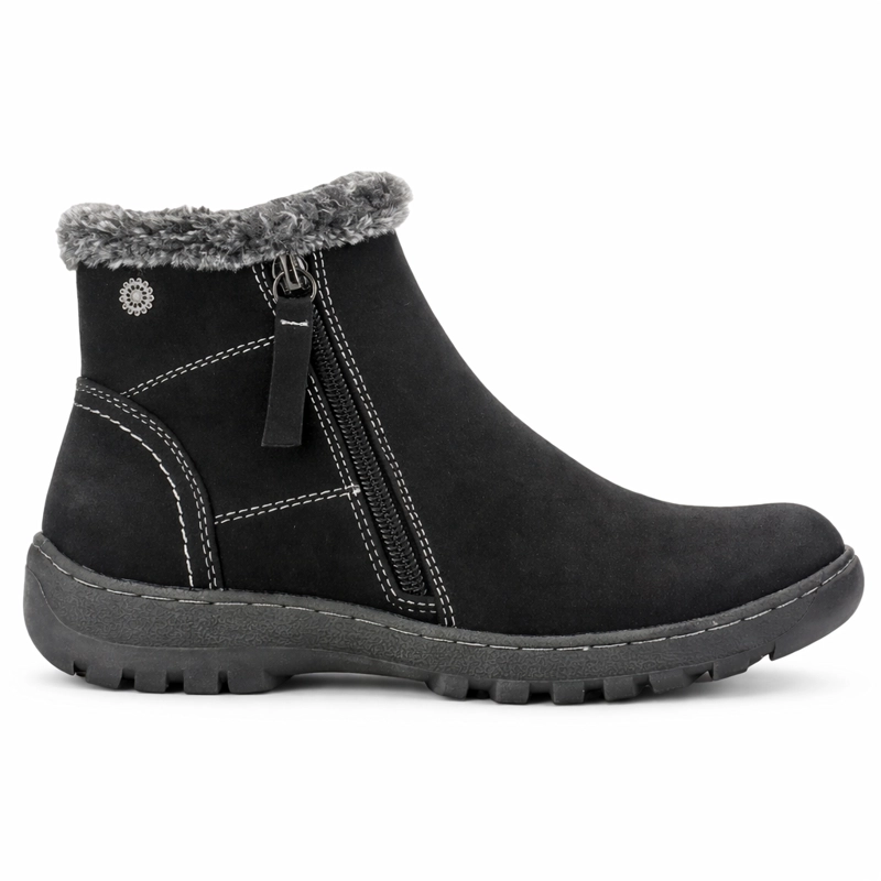 BOTIN NEGRO MUJER CASUAL CHALADA QUAL - 1