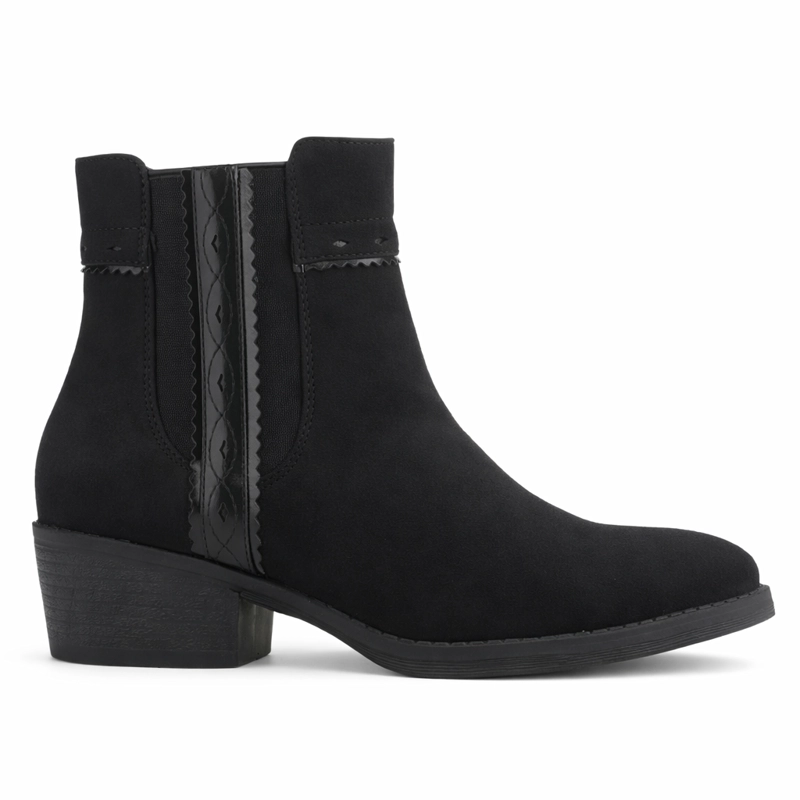 BOTIN NEGRO MUJER CASUAL CHALADA CAMP - 1