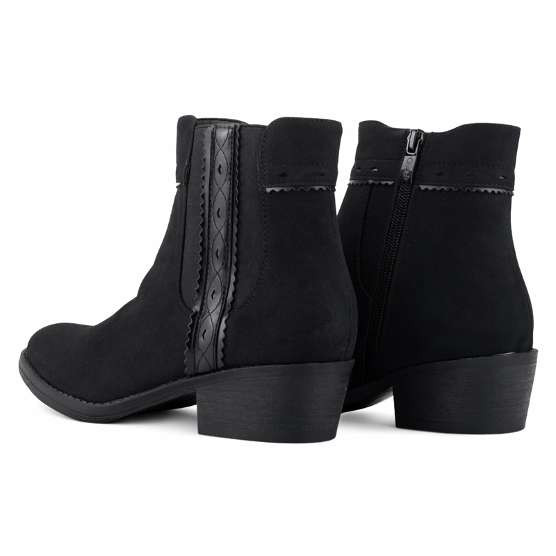 BOTIN NEGRO MUJER CASUAL CHALADA CAMP - 6