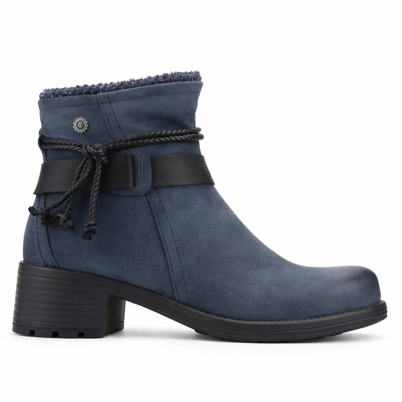 BOTIN AZUL MUJER CASUAL CHALADA TORKE - 3