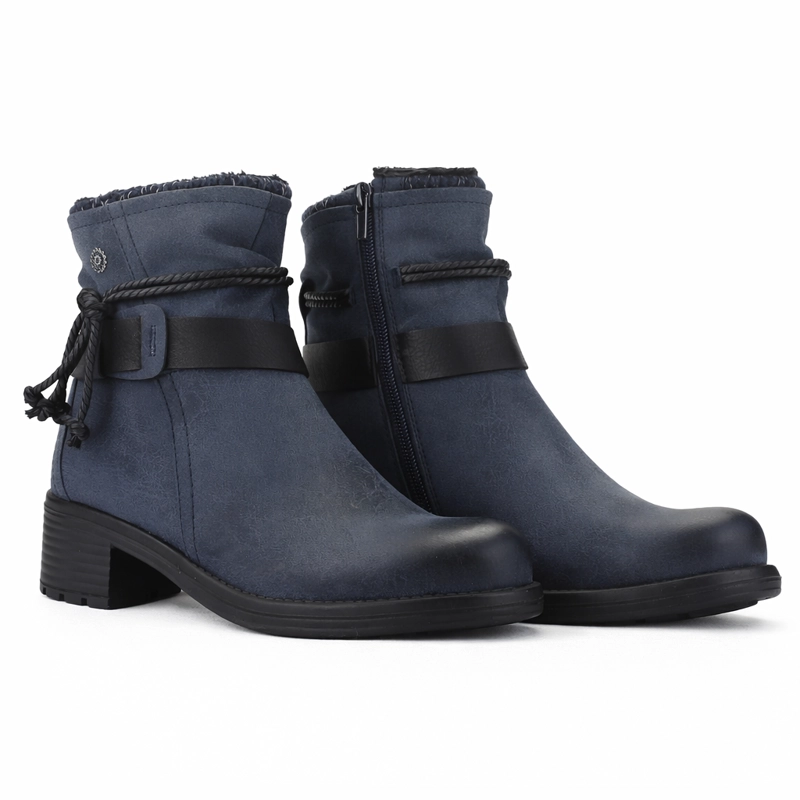 BOTIN AZUL MUJER CASUAL CHALADA TORKE - 5