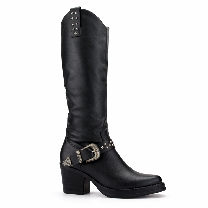 BOTA NEGRO MUJER CASUAL CHALADA SUZIE - 1