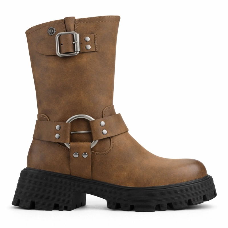 BOTA TOSTADO MUJER CASUAL CHALADA MESSA - 1