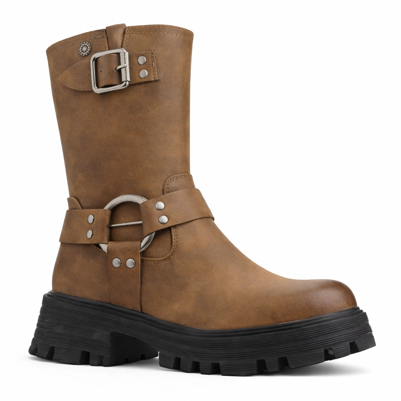 BOTA TOSTADO MUJER CASUAL CHALADA MESSA - 3