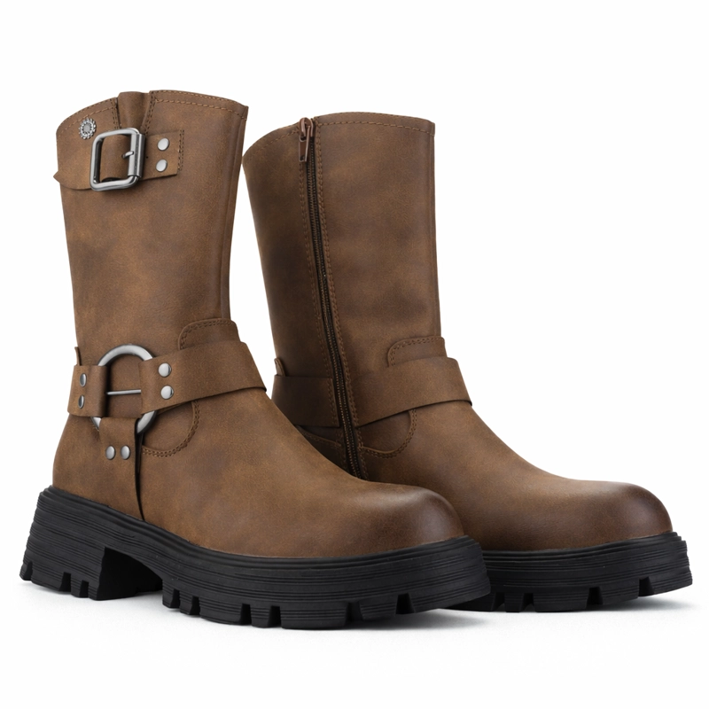 BOTA TOSTADO MUJER CASUAL CHALADA MESSA - 5