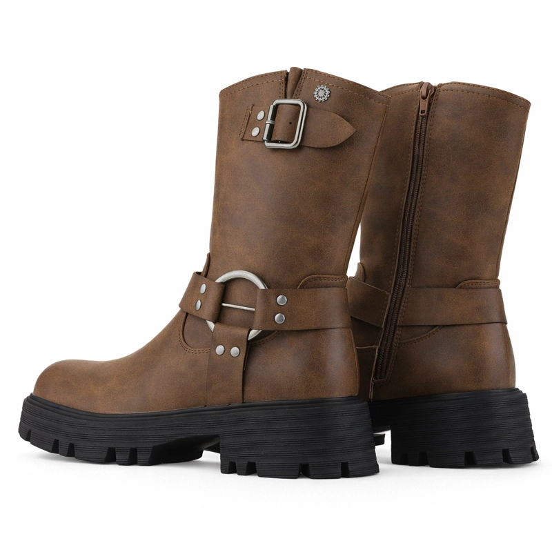 BOTA TOSTADO MUJER CASUAL CHALADA MESSA - 6
