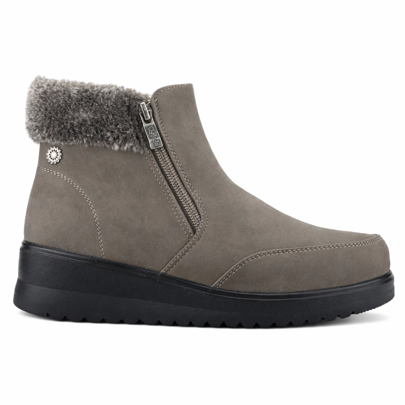 BOTIN GRIS MUJER CASUAL CHALADA RAYO - 1