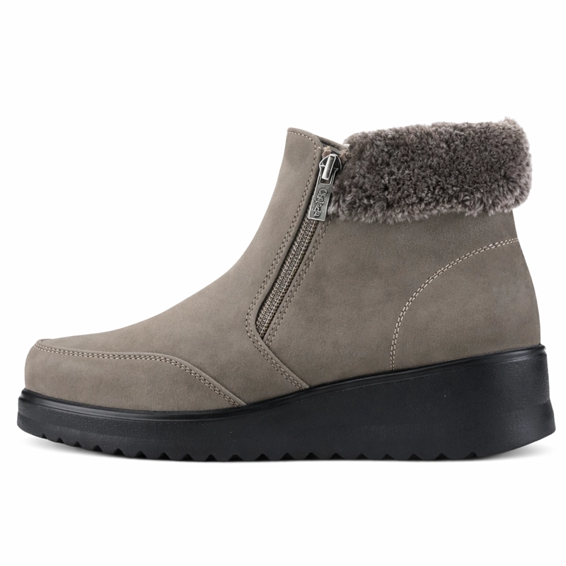 BOTIN GRIS MUJER CASUAL CHALADA RAYO - 2