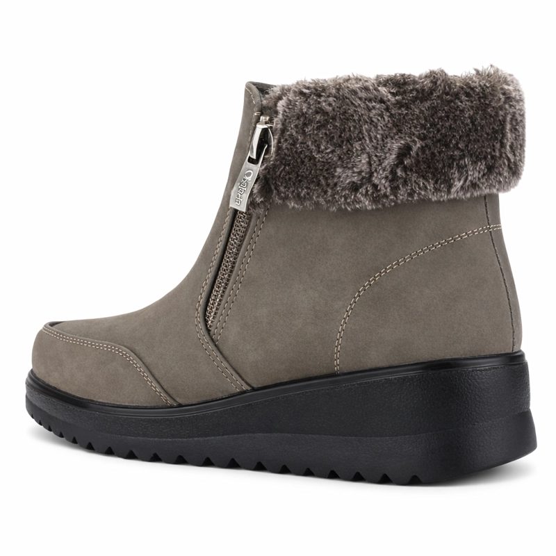 BOTIN GRIS MUJER CASUAL CHALADA RAYO - 4