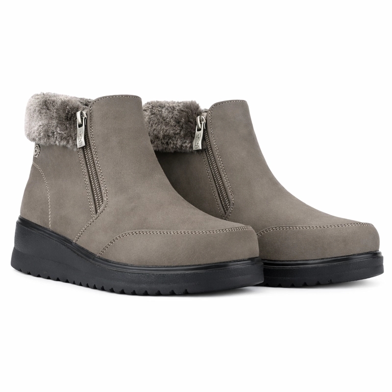 BOTIN GRIS MUJER CASUAL CHALADA RAYO - 5