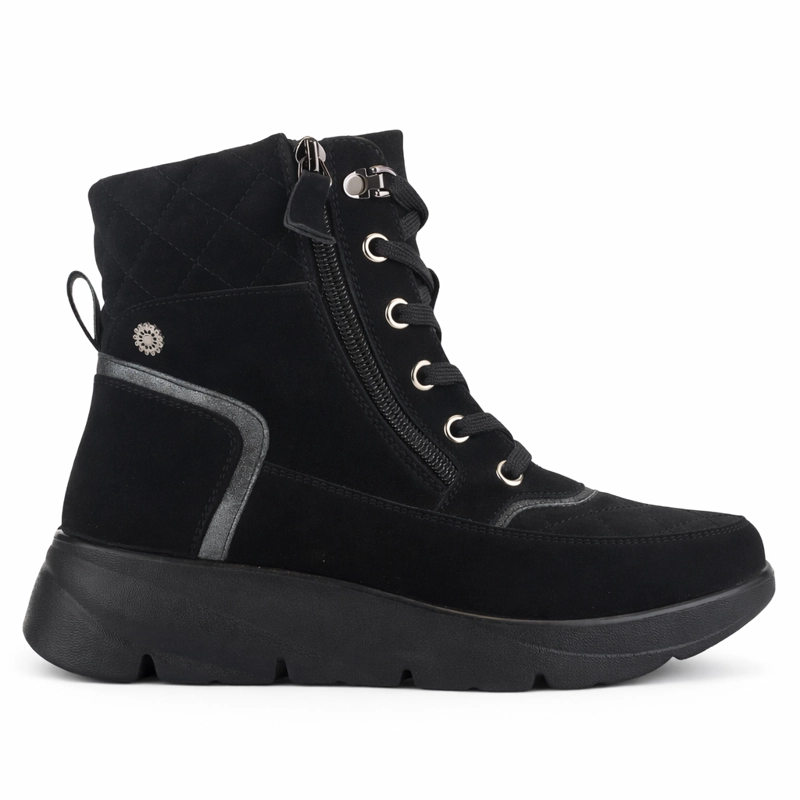 BOTIN NEGRO MUJER CASUAL CHALADA GRAMY - 1