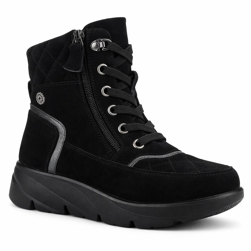 BOTIN NEGRO MUJER CASUAL CHALADA GRAMY - 3