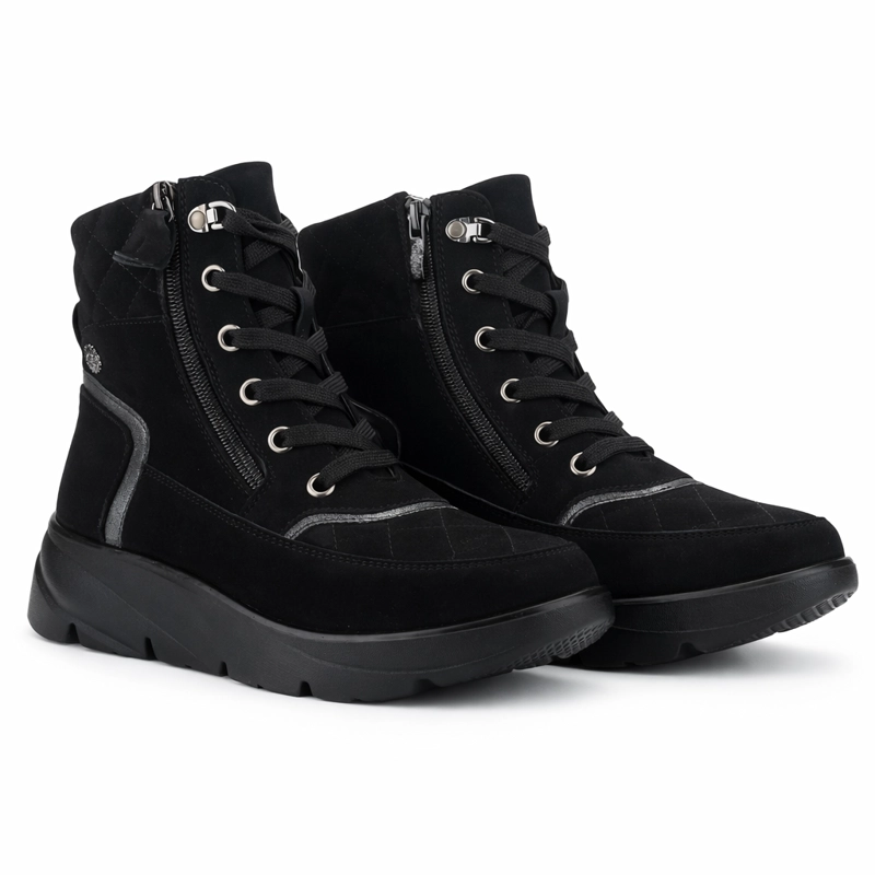 BOTIN NEGRO MUJER CASUAL CHALADA GRAMY - 5