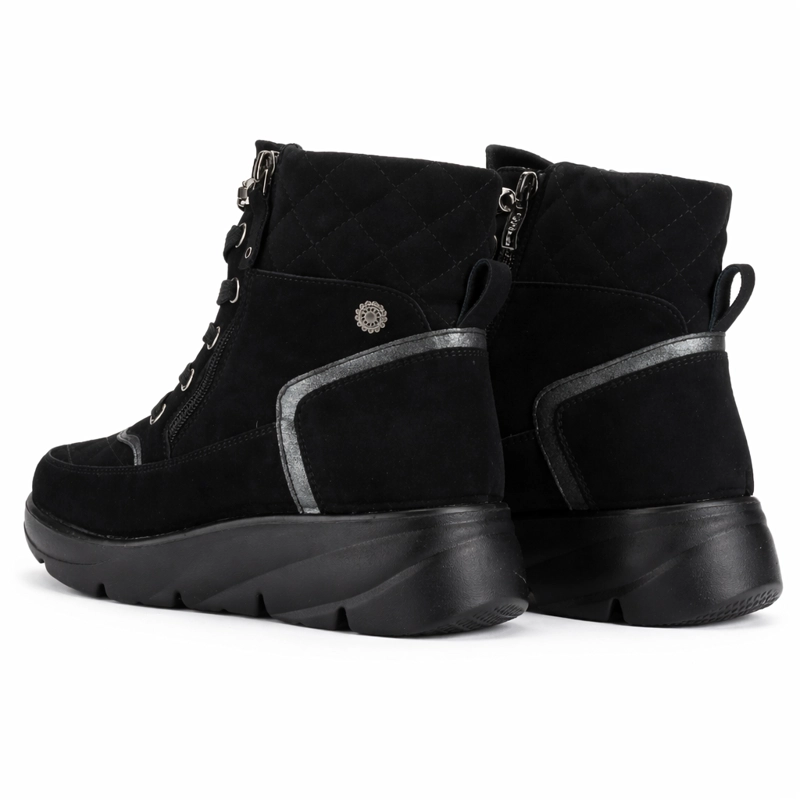 BOTIN NEGRO MUJER CASUAL CHALADA GRAMY - 6