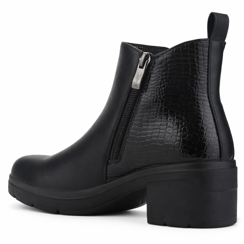 BOTIN NEGRO MUJER CASUAL CHALADA MADENA - 4
