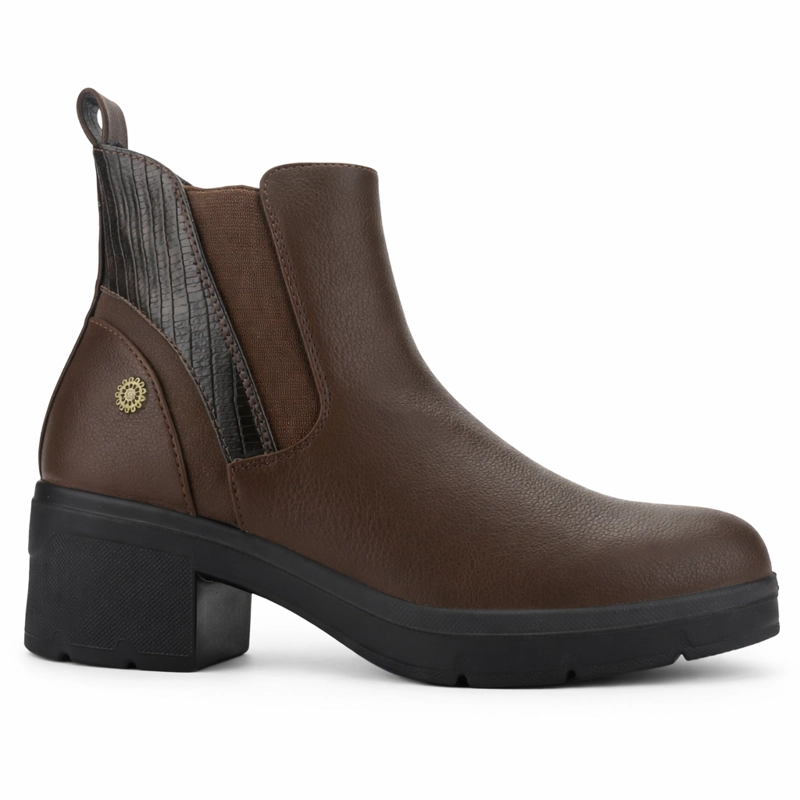 BOTIN CAFE MUJER CASUAL CHALADA MADENA - 1
