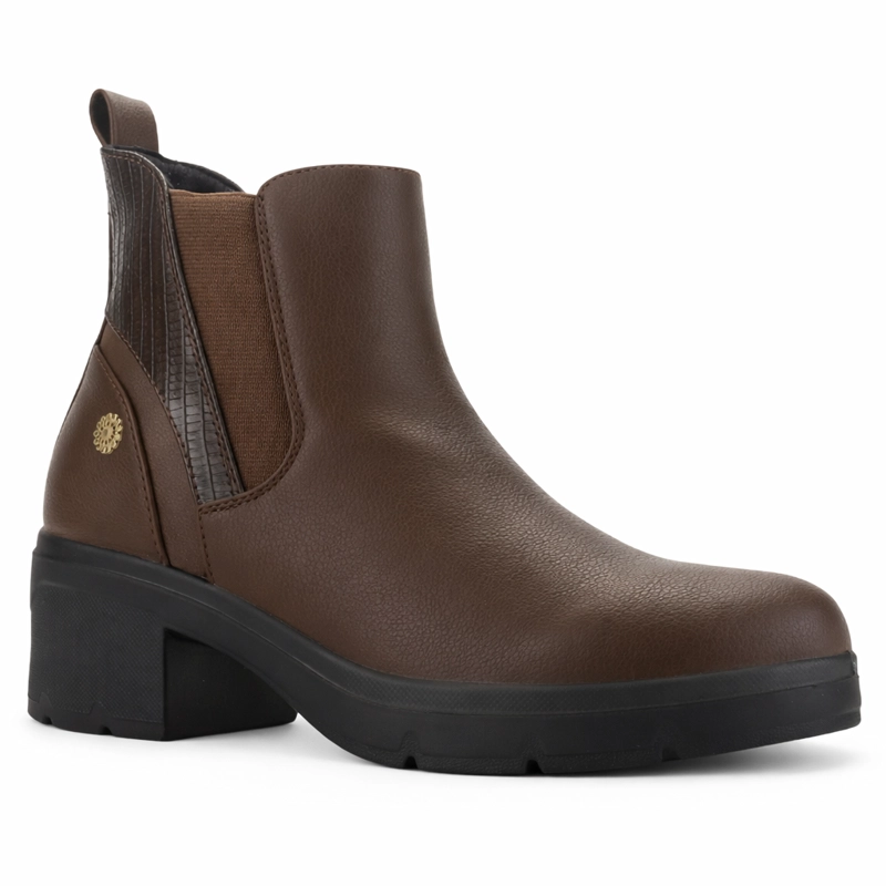 BOTIN CAFE MUJER CASUAL CHALADA MADENA - 3