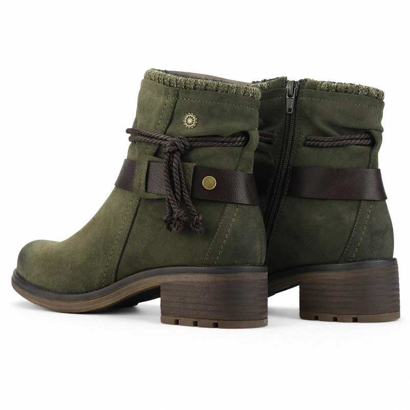 BOTIN OLIVA MUJER CASUAL CHALADA TORKE - 6