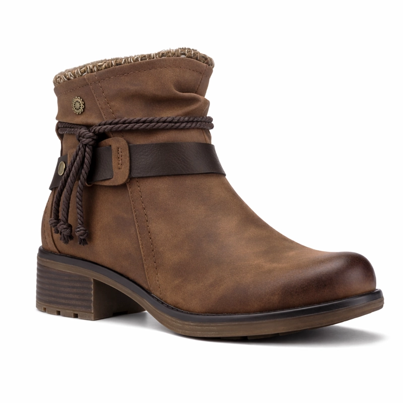 BOTIN CAFE  MUJER CASUAL CHALADA TORKE - 3