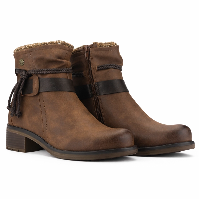 BOTIN CAFE  MUJER CASUAL CHALADA TORKE - 4
