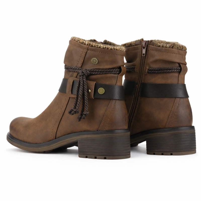 BOTIN CAFE  MUJER CASUAL CHALADA TORKE - 5