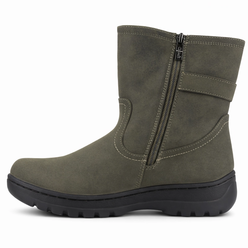 BOTIN OLIVA MUJER CASUAL CHALADA QUAL - 2