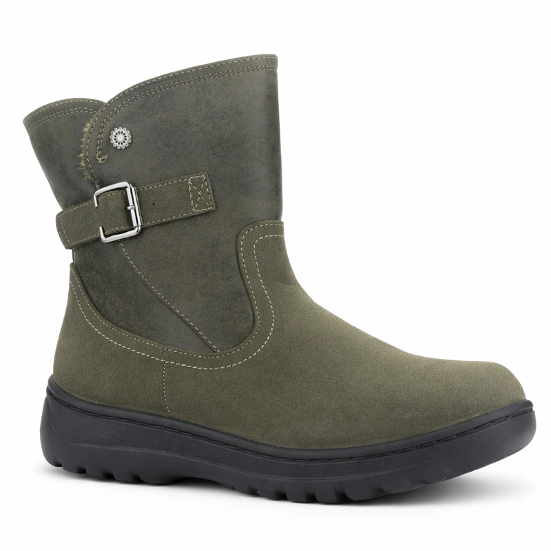 BOTIN OLIVA MUJER CASUAL CHALADA QUAL - 3