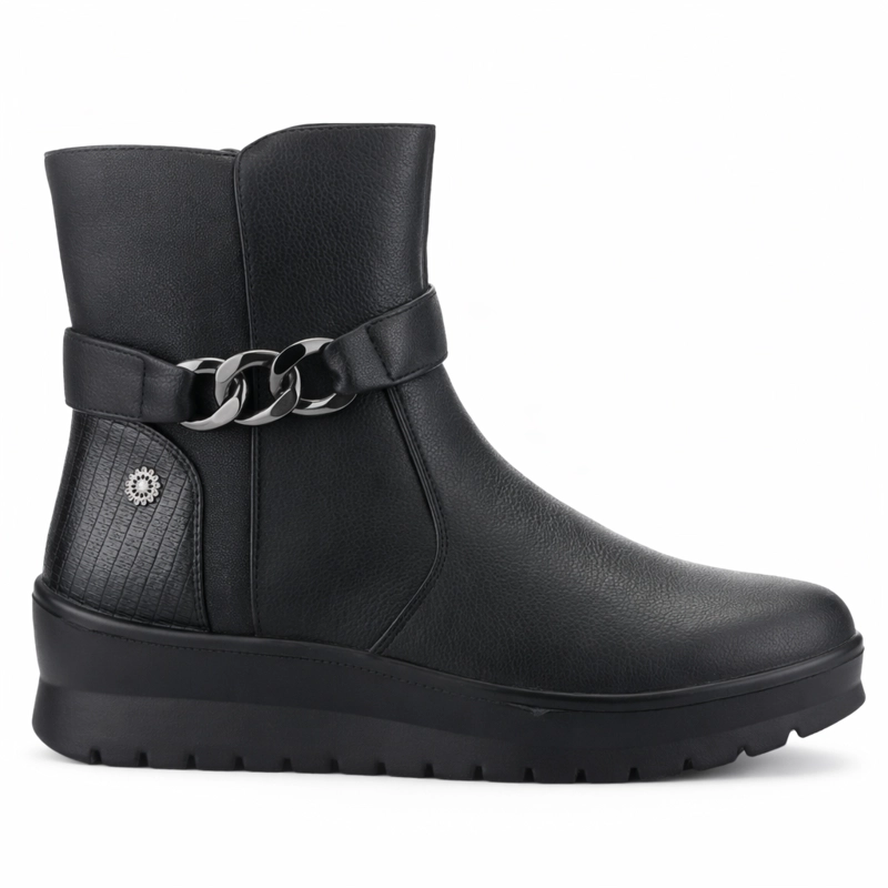 BOTIN NEGRO MUJER CASUAL CHALADA KYRIE - 1