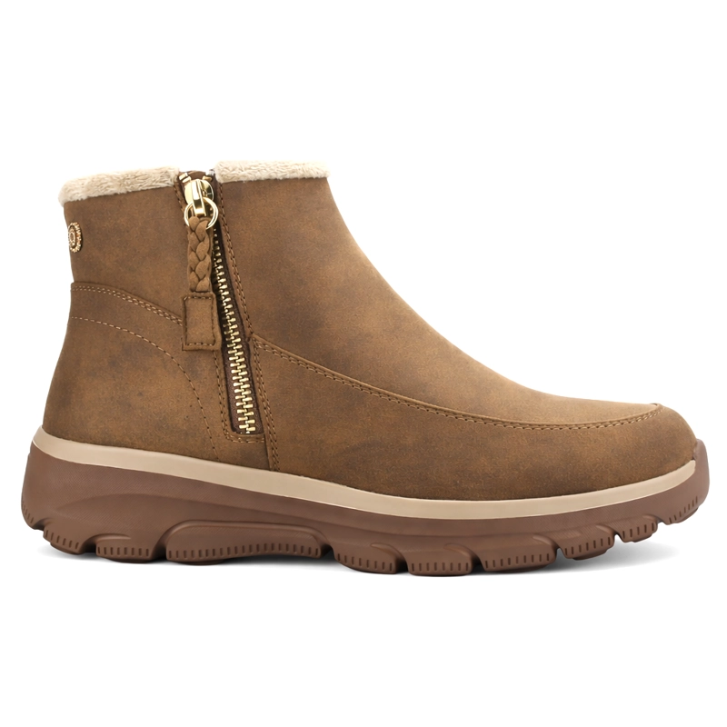 BOTIN CAMEL MUJER CASUAL CHALADA TREY - 1