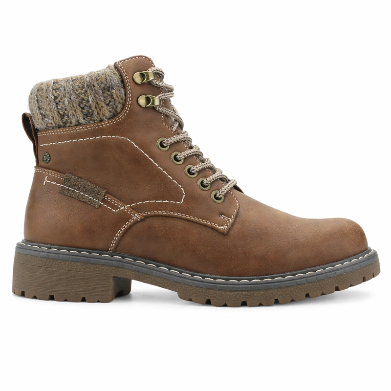 BOTIN CAFE  MUJER CASUAL CHALADA YORKI - 1