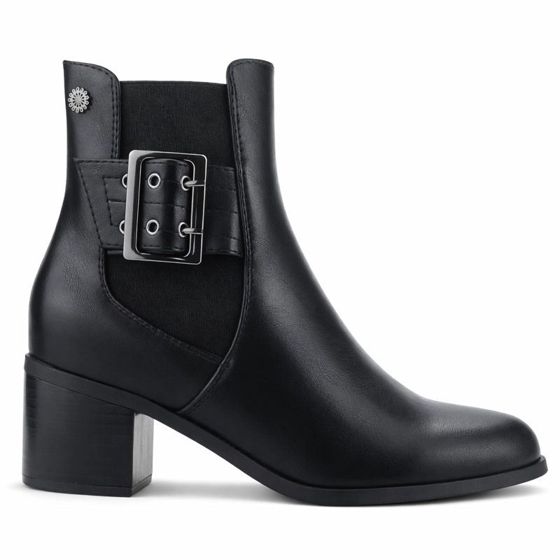 BOTIN NEGRO MUJER CASUAL CHALADA DIVA - 1