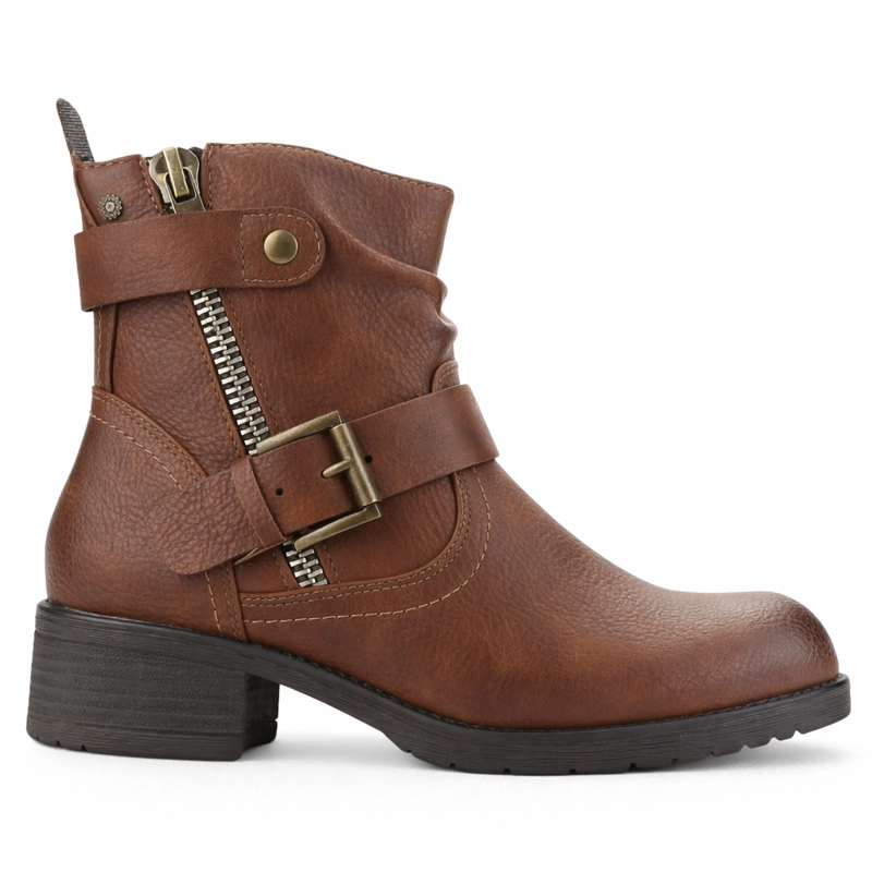 BOTIN TOSTADO MUJER CASUAL CHALADA TORKE - 1