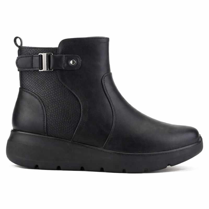 BOTIN NEGRO MUJER CASUAL CHALADA ASTRA - 1