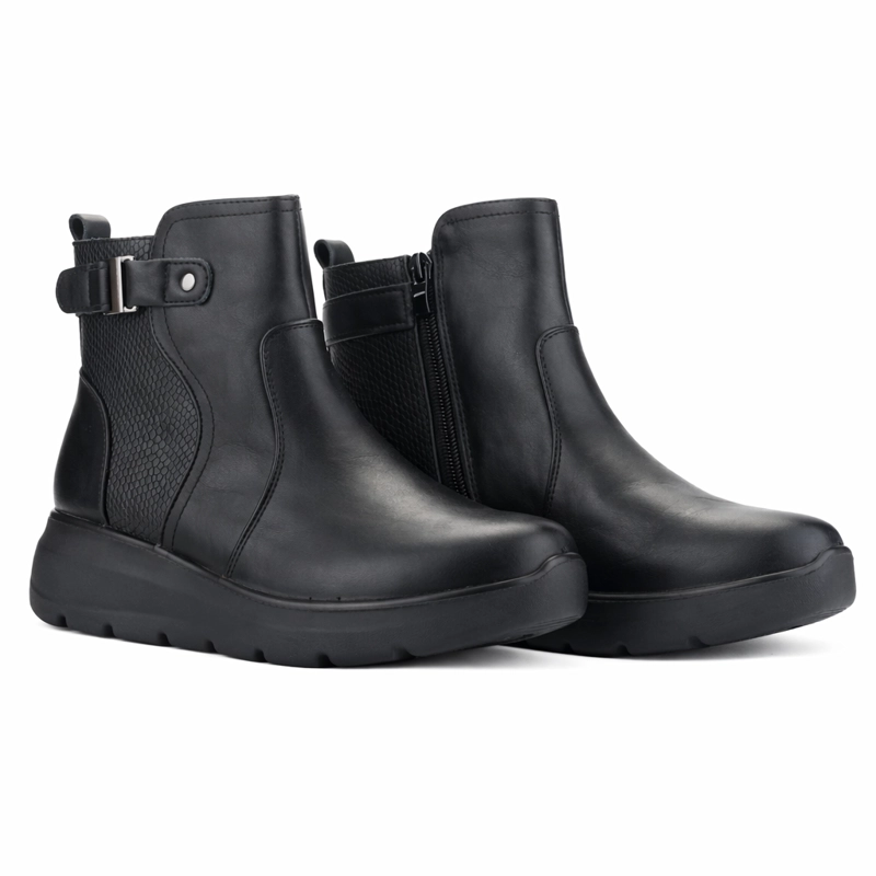 BOTIN NEGRO MUJER CASUAL CHALADA ASTRA - 5